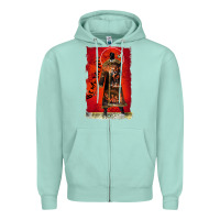 Seafoam vintage candyman be my victim halloween Zipper Hoodie - artisFamous