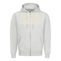 Dove Grey super cracker Zipper Hoodie - artisFamous