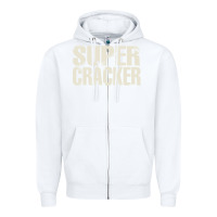 White super cracker Zipper Hoodie - artisFamous