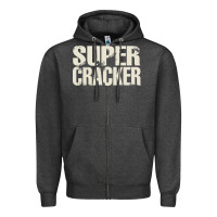Charcoal Heather super cracker Zipper Hoodie - artisFamous