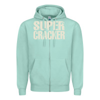 Seafoam super cracker Zipper Hoodie - artisFamous