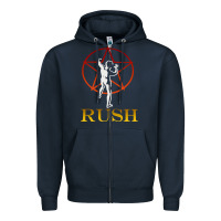 Navy rush vintage starman unisex Zipper Hoodie - artisFamous
