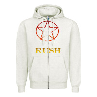 Oatmeal Heather rush vintage starman unisex Zipper Hoodie - artisFamous