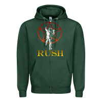 Sports Green rush vintage starman unisex Zipper Hoodie - artisFamous