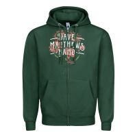 Sports Green Dave Matthews ( DMB ) Zipper Hoodie - artisFamous