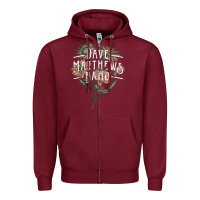 Burgundy Dave Matthews ( DMB ) Zipper Hoodie - artisFamous
