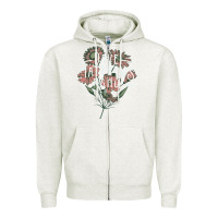 Oatmeal Heather Dave Matthews ( DMB ) Zipper Hoodie - artisFamous