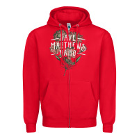 Red Dave Matthews ( DMB ) Zipper Hoodie - artisFamous