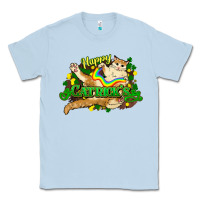 Dusty Blue St. Patrick's Day cat Classic Tee - HowdyJamesFarm