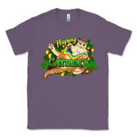 Lavender St. Patrick's Day cat Classic Tee - HowdyJamesFarm