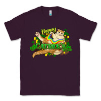Plum St. Patrick's Day cat Classic Tee - HowdyJamesFarm