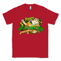Red St. Patrick's Day cat Classic Tee - HowdyJamesFarm