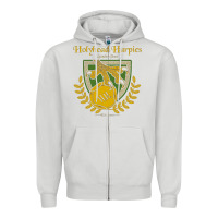 Dove Grey holyhead harpies Zipper Hoodie - artisFamous