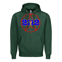 Sports Green The boy of Star man ( RUSH ) Zipper Hoodie - artisFamous