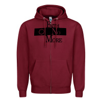 Burgundy faith no more Zipper Hoodie - artisFamous