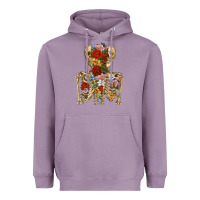 Lavender flower skeleton Heavyweight Hoodie - RanaPortraitStore