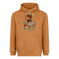 Meerkat flower skeleton Heavyweight Hoodie - RanaPortraitStore