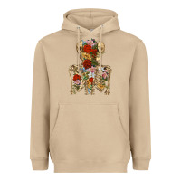 Mushroom flower skeleton Heavyweight Hoodie - RanaPortraitStore