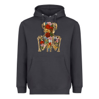 Smoke flower skeleton Heavyweight Hoodie - RanaPortraitStore