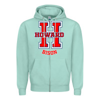 Seafoam howard 1867 university Zipper Hoodie - artisFamous