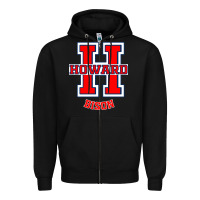 Black howard 1867 university Zipper Hoodie - artisFamous
