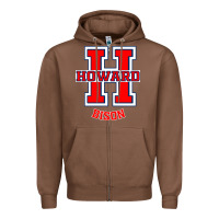 Chestnut howard 1867 university Zipper Hoodie - artisFamous