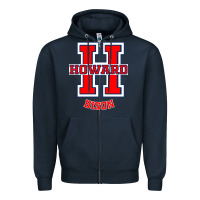 Navy howard 1867 university Zipper Hoodie - artisFamous