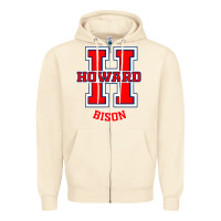 Sandshell howard 1867 university Zipper Hoodie - artisFamous