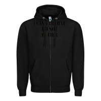 Black i cant believe im not butter Zipper Hoodie - artisFamous