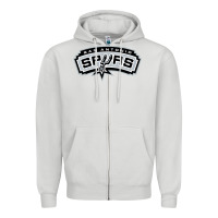 Dove Grey san antonio sport Zipper Hoodie - artisFamous