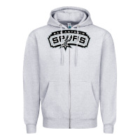 Heather Grey san antonio sport Zipper Hoodie - artisFamous