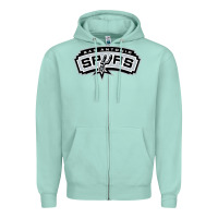 Seafoam san antonio sport Zipper Hoodie - artisFamous