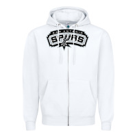 White san antonio sport Zipper Hoodie - artisFamous