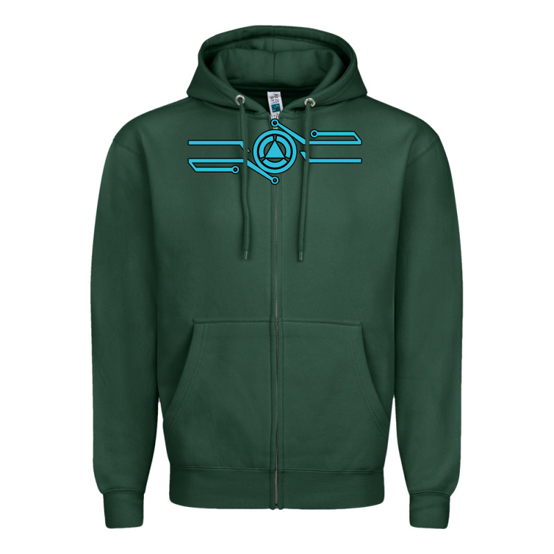 Tron Inspired Merch Zipper Hoodie by artisFamous | Teevron