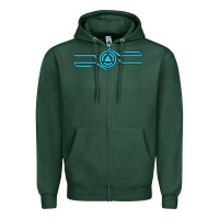 Sports Green tron inspired merch Zipper Hoodie - artisFamous