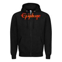 Black epiphone Zipper Hoodie - artisFamous