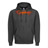 Charcoal Heather epiphone Zipper Hoodie - artisFamous