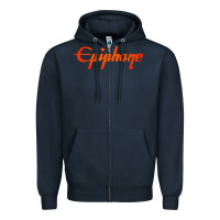 Navy epiphone Zipper Hoodie - artisFamous