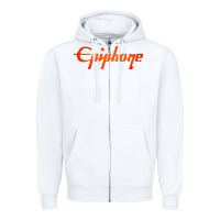 White epiphone Zipper Hoodie - artisFamous
