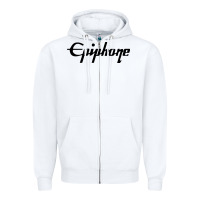 White epiphone Zipper Hoodie - artisFamous
