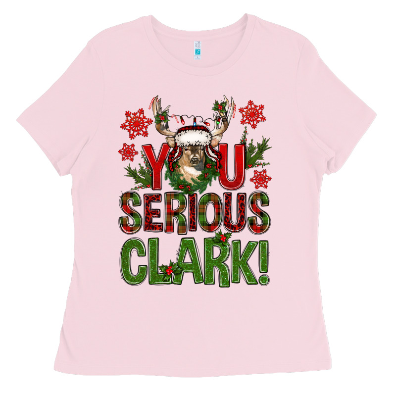 You Serious Clark With Deer Bbs Ladies Tee by BundleAndBundleShop | Teevron