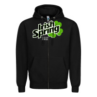 Black irish spring Zipper Hoodie - artisFamous