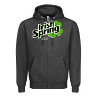 Charcoal Heather irish spring Zipper Hoodie - artisFamous