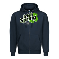 Navy irish spring Zipper Hoodie - artisFamous
