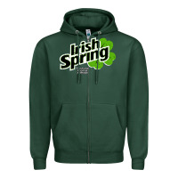 Sports Green irish spring Zipper Hoodie - artisFamous