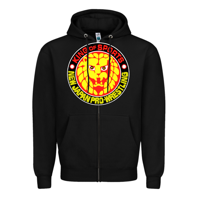 Japan Pro Wrestling Zipper Hoodie by artisFamous | Teevron