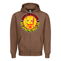 Chestnut japan pro wrestling Zipper Hoodie - artisFamous
