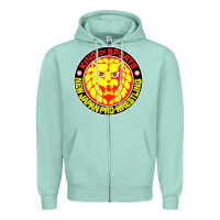 Seafoam japan pro wrestling Zipper Hoodie - artisFamous