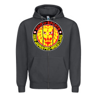 Smoke japan pro wrestling Zipper Hoodie - artisFamous