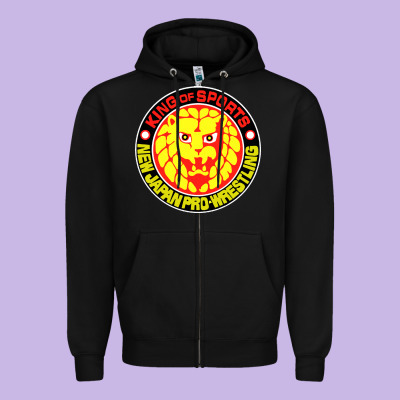 Japan Pro Wrestling Zipper Hoodie Designed By Artisfamous